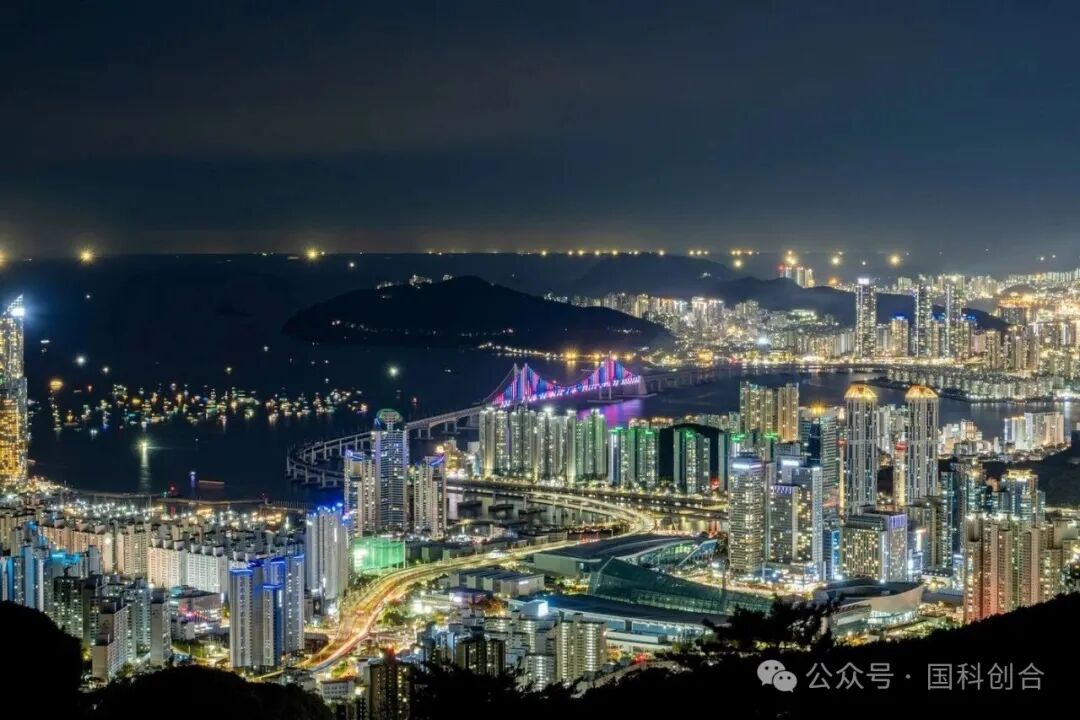 釜山夜景与广安大桥