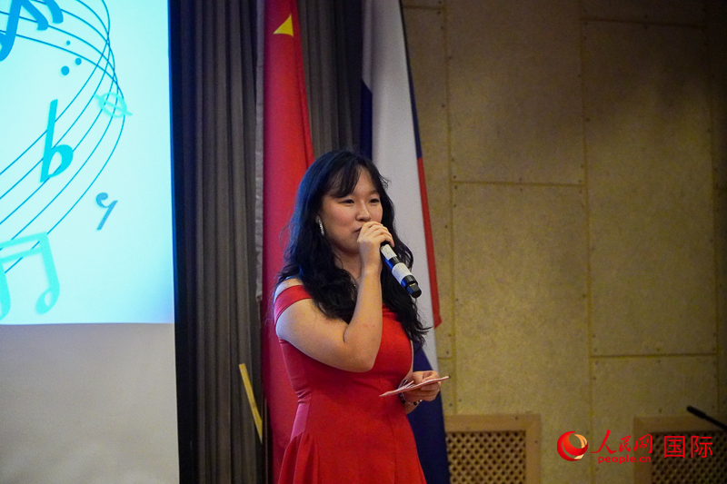 “青春留声”2025中俄学生歌手大赛在莫斯科举办。实习生 谢六点摄